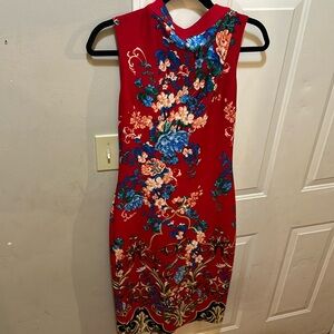 Beautiful, long sleeveless floral dress